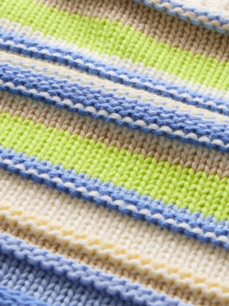 Gap Cream Stripe Boxy Knit Jumper (4-13yrs) - Image 5 of 5