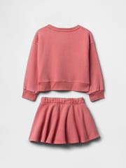 Gap Vintage Red Vintage Soft Skort & Sweatshirt Set (6mths-5yrs) - Image 2 of 3