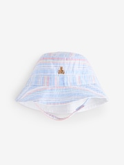 Gap Blue Cotton Polo Shirt, Shorts & Hat Set (Newborn-24mths) - Image 3 of 9