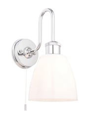 Gallery Home Chrome Piper Wall Light - Image 8 of 9