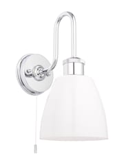 Gallery Home Chrome Piper Wall Light - Image 9 of 9