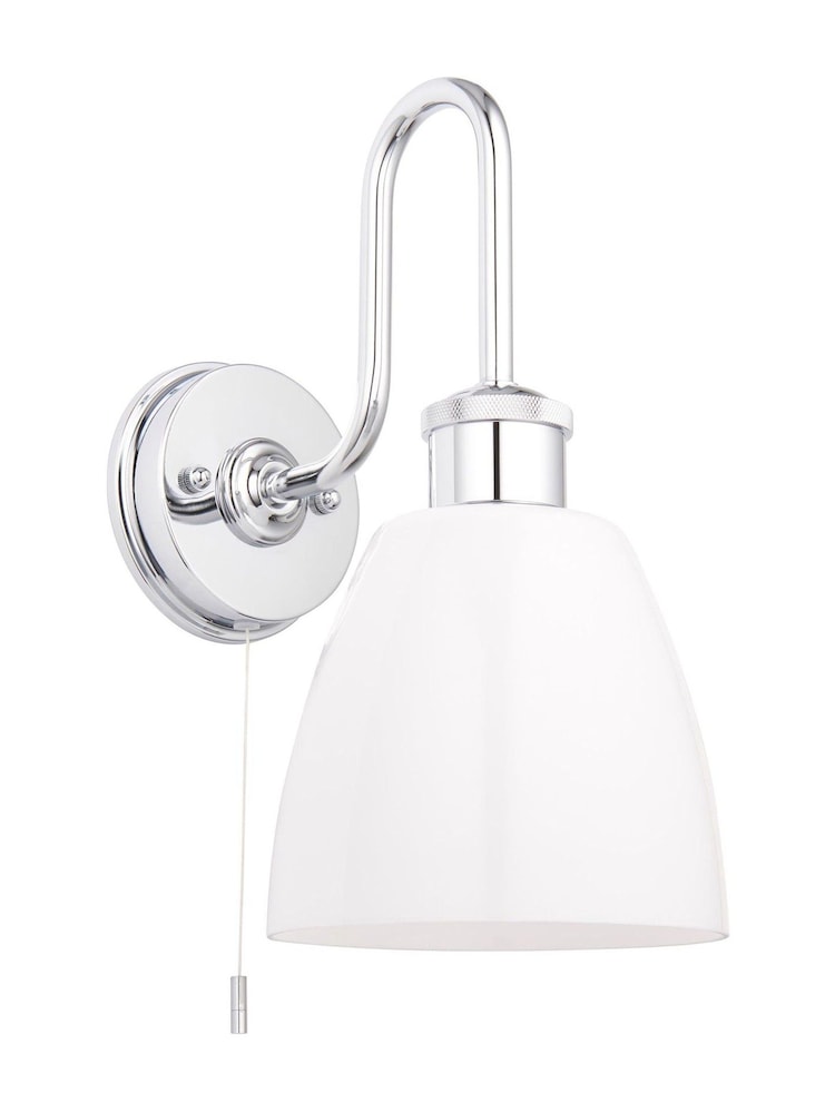 Gallery Home Chrome Piper Wall Light - Image 9 of 9