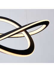 Gallery Home Black White Espina Pendant Ceiling Light - Image 3 of 8
