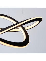 Gallery Home Black White Espina Pendant Ceiling Light - Image 6 of 8