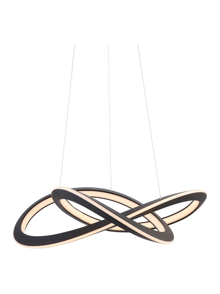 Gallery Home Black White Espina Pendant Ceiling Light - Image 8 of 8