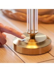 Gallery Home Brass Morton Rechargeable Table Lamp - Image 4 of 8