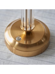 Gallery Home Brass Morton Rechargeable Table Lamp - Image 6 of 8