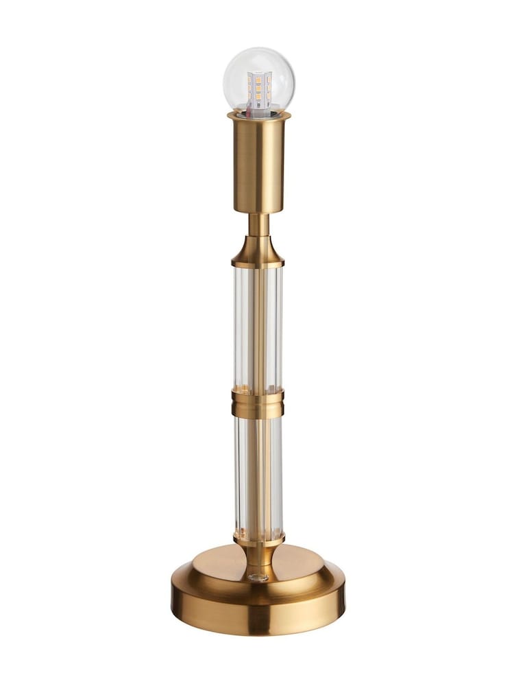 Gallery Home Brass Morton Rechargeable Table Lamp - Image 8 of 8