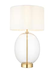 Gallery Home Satin Brass Kelda Oval Table Lamp - Image 2 of 3