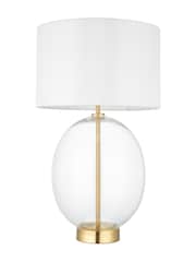 Gallery Home Satin Brass Kelda Oval Table Lamp - Image 3 of 3