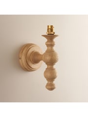 Gallery Home Natural Ash Bibury 1 Light Wall - Image 1 of 7