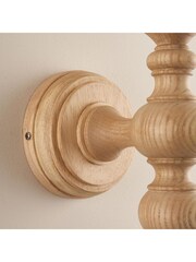 Gallery Home Natural Ash Bibury 1 Light Wall - Image 2 of 7