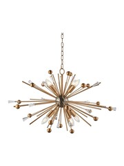 Gallery Home Aged Brass Orcia 8 Light Pendant Ceiling Light - Image 7 of 7