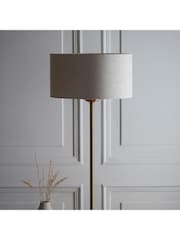 Gallery Home Vintage Brass Highclere Floor Light - Image 3 of 8