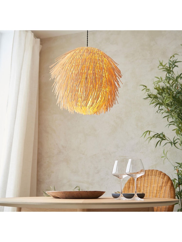 Gallery Home Natural Pushpa Pendant Ceiling Light - Image 1 of 6 Gallery Home Natural Pushpa Pendant Ceiling Light - Image 1 of 6