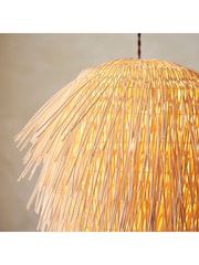 Gallery Home Natural Pushpa Pendant Ceiling Light - Image 4 of 6