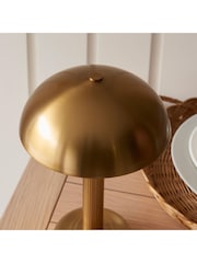 Gallery Home Warm Brass Bridport Rechargeable Table Lamp - Image 4 of 8