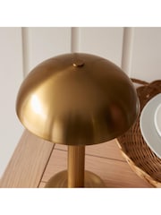Gallery Home Warm Brass Bridport Rechargeable Table Lamp - Image 6 of 8