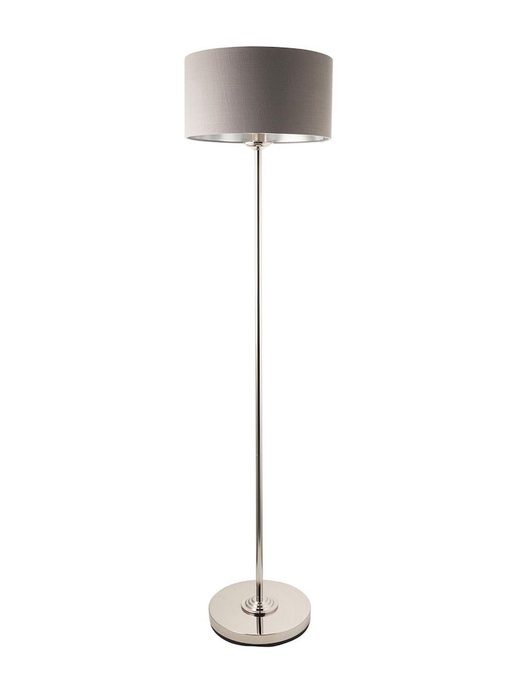 Gallery Home Bright Nickel Highclere Floor Light - Image 8 of 8