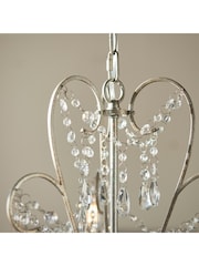 Gallery Home Aged Silver Berkley Pendant 3 Light Ceiling Light - Image 5 of 8