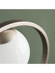 Gallery Home Brushed Silver Enzo Table Lamp - Image 3 of 7