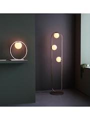 Gallery Home Brushed Silver Enzo Table Lamp - Image 5 of 7
