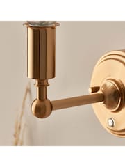 Gallery Home Brass Burley Rechargeable Wall Light - Image 2 of 7