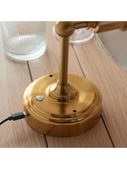 Gallery Home Brass Burley Rechargeable Wall Light - Image 3 of 7