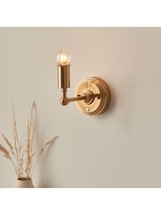 Gallery Home Brass Burley Rechargeable Wall Light - Image 4 of 7