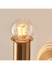 Gallery Home Brass Burley Rechargeable Wall Light - Image 6 of 7