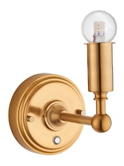 Gallery Home Brass Burley Rechargeable Wall Light - Image 7 of 7