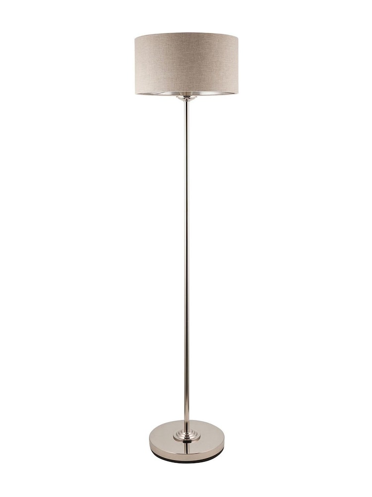 Gallery Home Brushed Chrome Highclere Floor Light - Image 7 of 7