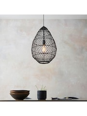 Gallery Home Black Pimva 1 Pendant Ceiling Light - Image 2 of 6