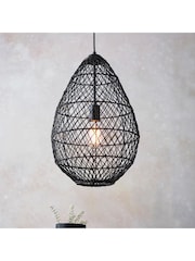 Gallery Home Black Pimva 1 Pendant Ceiling Light - Image 4 of 6