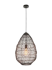 Gallery Home Black Pimva 1 Pendant Ceiling Light - Image 6 of 6