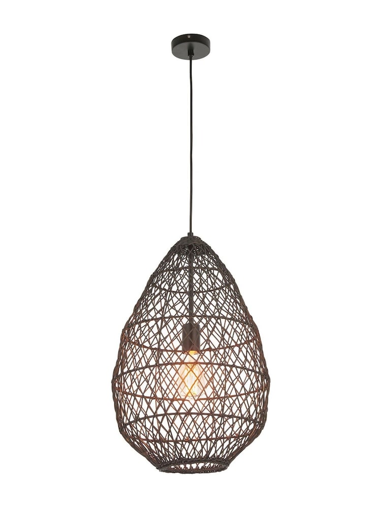Gallery Home Black Pimva 1 Pendant Ceiling Light - Image 6 of 6