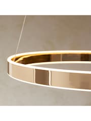 Gallery Home French Gold Gen 1 Light Pendant Ceiling Light - Image 3 of 6