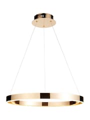 Gallery Home French Gold Gen 1 Light Pendant Ceiling Light - Image 5 of 6