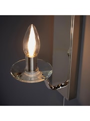 Gallery Home Polished Nickel Garland Wall Light - Image 2 of 7