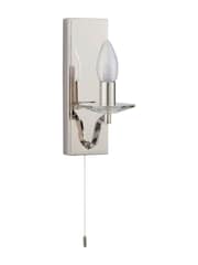 Gallery Home Polished Nickel Garland Wall Light - Image 6 of 7