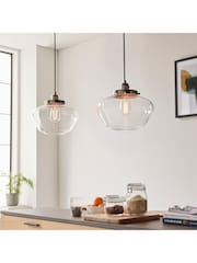 Gallery Home Bright Nickel Camberley Pendant Ceiling Light - Image 2 of 7