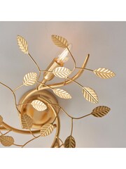 Gallery Home Gold Leaf Linette 3 Light Ceiling Light - Image 3 of 7