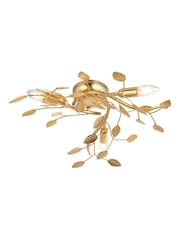 Gallery Home Gold Leaf Linette 3 Light Ceiling Light - Image 6 of 7