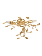 Gallery Home Gold Leaf Linette 3 Light Ceiling Light - Image 7 of 7