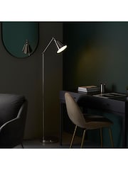 Gallery Home Bright Nickel Hal Floor Light - Image 1 of 7