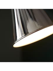 Gallery Home Bright Nickel Hal Floor Light - Image 4 of 7