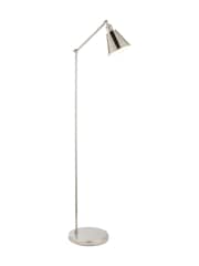 Gallery Home Bright Nickel Hal Floor Light - Image 6 of 7