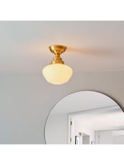 Gallery Home Brass Camberley 1 Light Ceiling Light - Image 2 of 6
