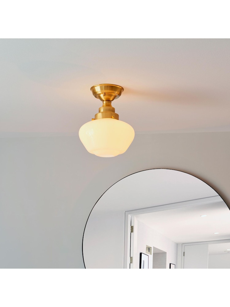 Gallery Home Brass Camberley 1 Light Ceiling Light - Image 2 of 6