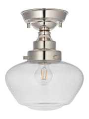 Gallery Home Bright Nickel Camberley 1 Light Ceiling Light - Image 6 of 6